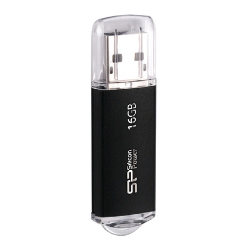 SILICON POWER SILICON POWER USB Flash Drive Ultima II-I, 16GB, USB 2.0, μαύρο