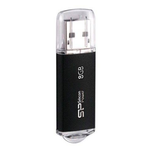 SILICON POWER SILICON POWER USB Flash Drive Ultima II-I, 8GB, USB 2.0, μαύρο