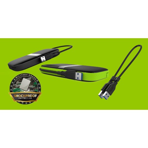 SILICON POWER SILICON POWER εξωτερικός HDD Armor A60, 2TB, USB 3.2, μαύρος