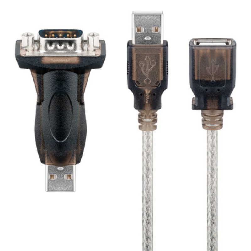 GOOBAY GOOBAY αντάπτορας/καλώδιο USB σε RS-232 93128, 1 Mbit/s, 1.5m, διάφανο