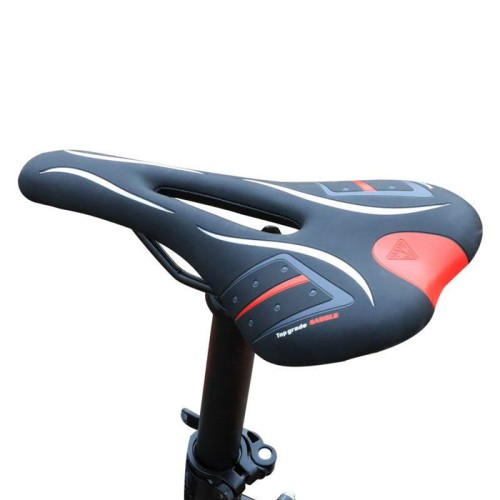 C-TECH C-TECH σέλα ποδηλάτου BIKE-0042, ανατομική, Φ22.4mm 28 x 13cm, μαύρη