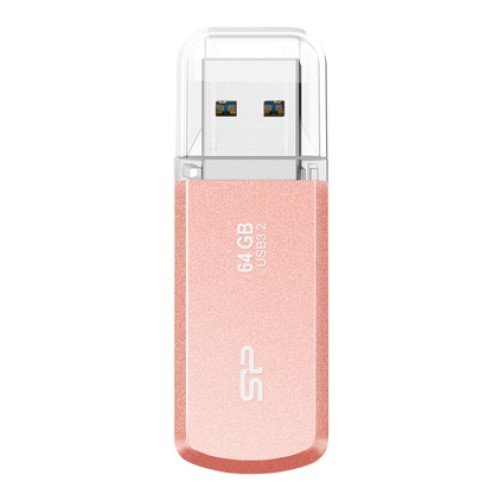 SILICON POWER SILICON POWER USB Flash Drive Helios 202, 64GB, USB 3.2, ροζ χρυσό