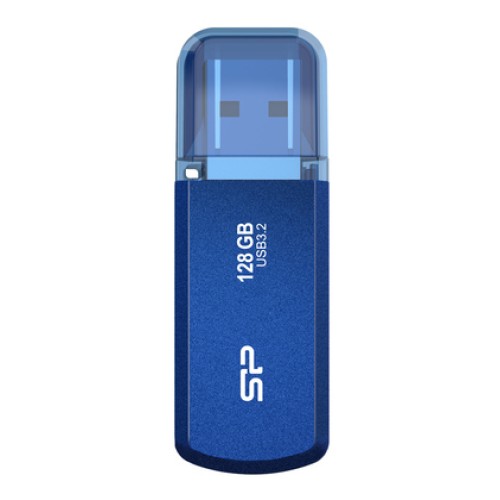 SILICON POWER SILICON POWER USB Flash Drive Helios 202, 128GB, USB 3.2, μπλε