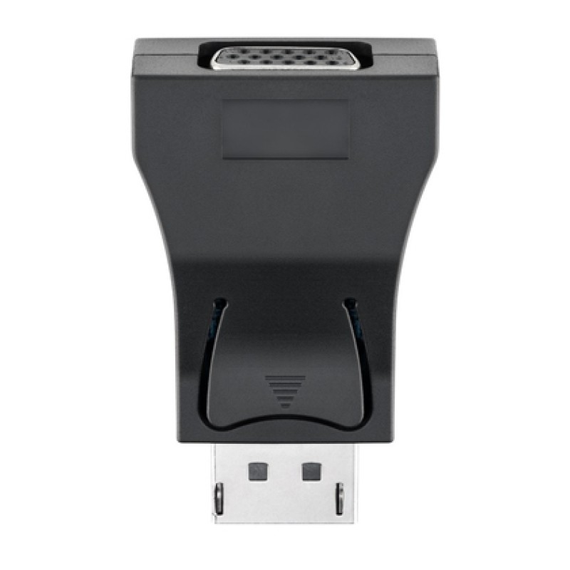 GOOBAY GOOBAY αντάπτορας DisplayPort σε VGA 63489, gold-plated, μαύρος
