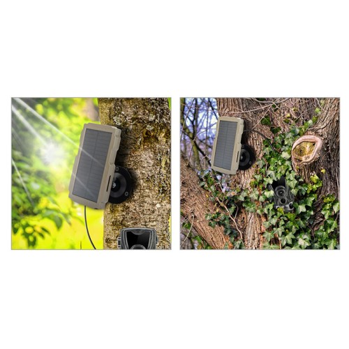 SUNTEK SUNTEK ηλιακό πάνελ SP08 για κάμερες, 2950mΑh, 2 εξόδων 6V & 12V, 12W