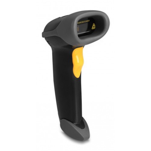 DELOCK DELOCK USB barcode scanner 1D 90584, με καλώδιο σύνδεσης & βάση, μαύρο