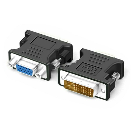Powertech POWERTECH αντάπτορας VGA θηλυκό σε DVI 24+5 αρσενικό CAB-G035, μαύρος