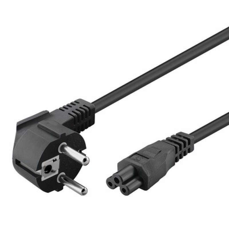 Powertech POWERTECH καλώδιο τροφοδοσίας CAB-P029, 3x 0.30mm, 1.5m, μαύρο, 10τμχ