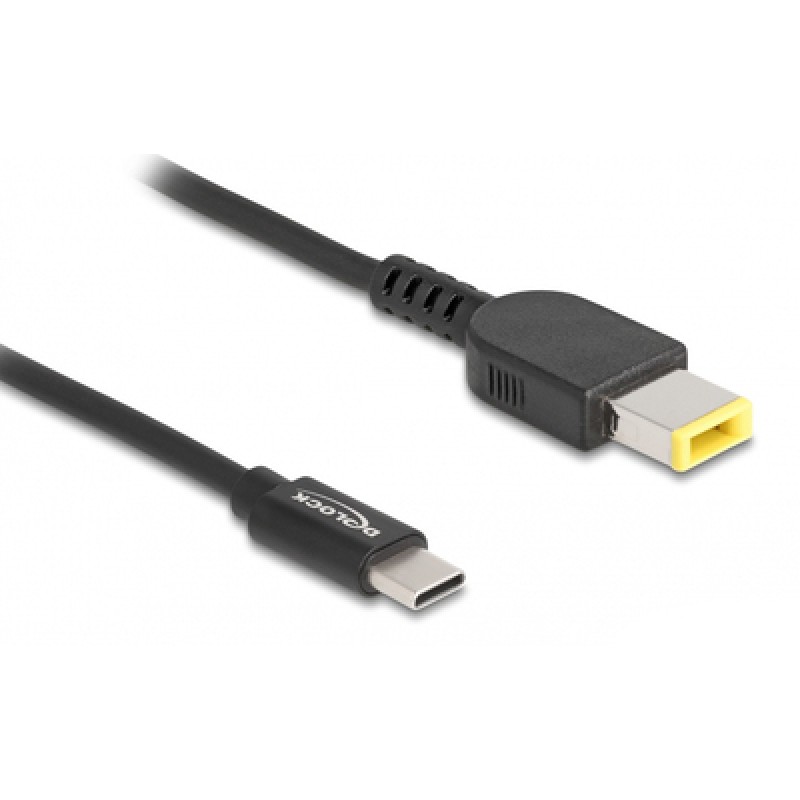 DELOCK DELOCK καλώδιο τροφοδοσίας 87970, USB-C σε Lenovo 11x4.5mm, 1.5m, μαύρο