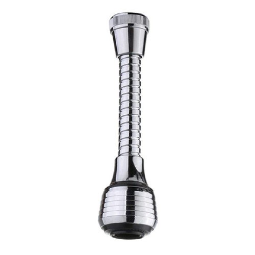 HOME USE HOME USE κεφαλή βρύσης HUH-0104 με εύκαμπτο σπιράλ, 14.5cm, ασημί