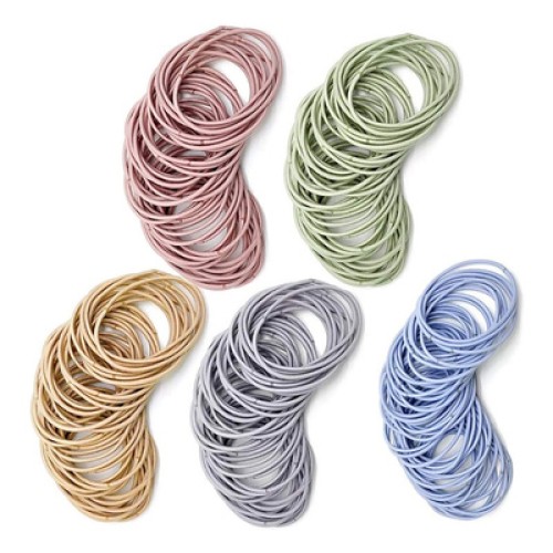 ROXXANI ROXXANI λαστιχάκια μαλλιών RXN-0001, διάφορα χρώματα, 100τμχ