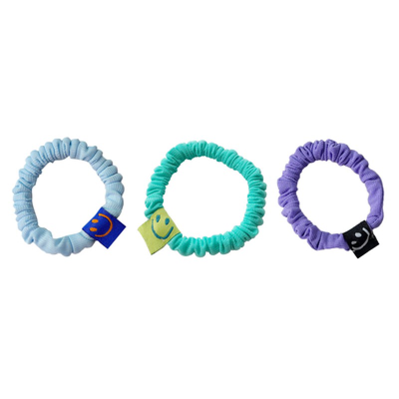 ROXXANI ROXXANI λαστιχάκια μαλλιών HUH-0002, διάφορα χρώματα, 3τμχ