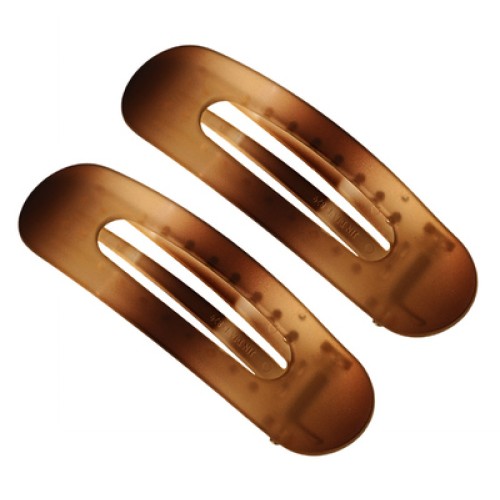 ROXXANI ROXXANI κλιπ μαλλιών RXN-0013, καφέ, 11cm, 2τμχ