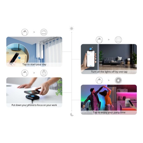 SONOFF SONOFF smart αυτοκόλλητο NFC Tag, κάρτα με 2τμχ