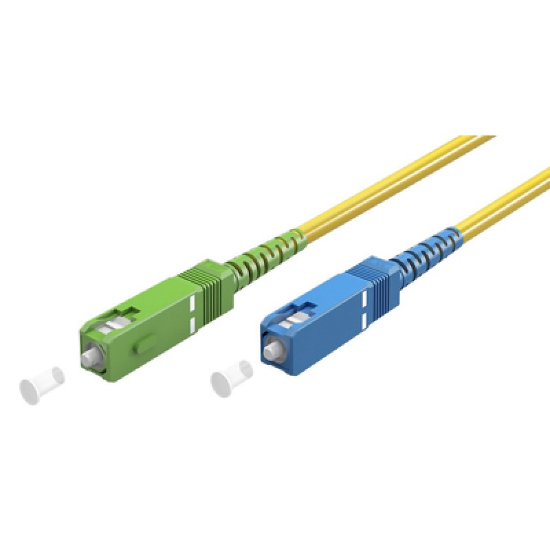 GOOBAY GOOBAY καλώδιο οπτικής ίνας SC-APC 59659, Singlemode OS2, 2m, κίτρινο