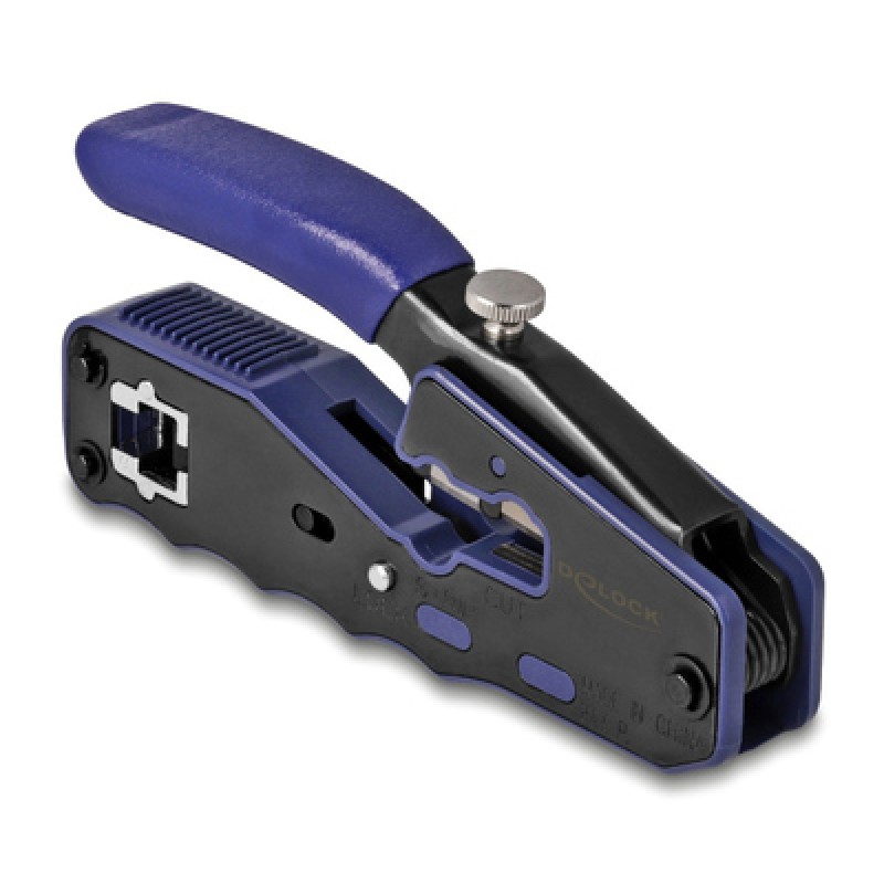 DELOCK DELOCK πρέσα ακροδεκτών 90577 για καλώδια δικτύου RJ45/8P, με 2 λεπίδες
