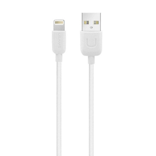 USAMS USAMS καλώδιο Lightning σε USB US-SJ097, 2.1A, 1m, λευκό