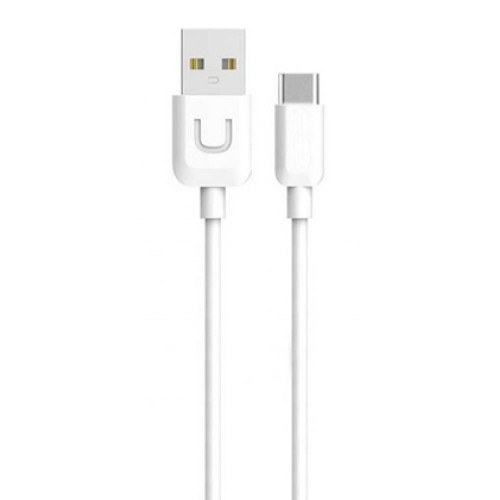 USAMS USAMS καλώδιο USB-C σε USB US-SJ099, 2.1A, 1m, λευκό