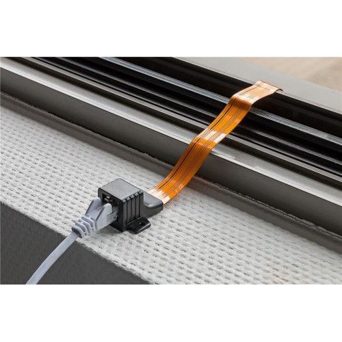 Powertech POWERTECH καλώδιο RJ45 θηλυκό CAB-W047, Cat 6 U/UTP, 30cm, κίτρινο