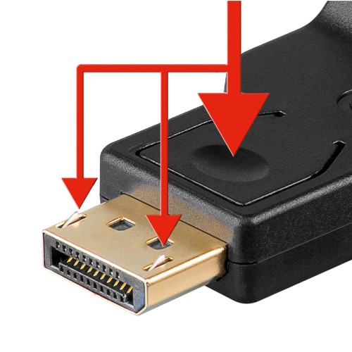 GOOBAY GOOBAY καλώδιο DisplayPort σε VGA 60606, 1080p, 0.15m, μαύρο