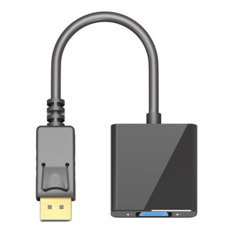 GOOBAY GOOBAY καλώδιο DisplayPort σε VGA 60606, 1080p, 0.15m, μαύρο