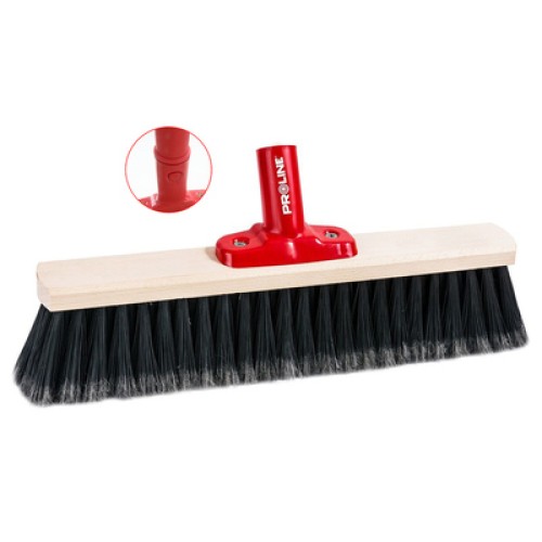 PROLINE PROLINE ξύλινη σκούπα 14303 με συνθετική τρίχα 8cm, click system, 30cm