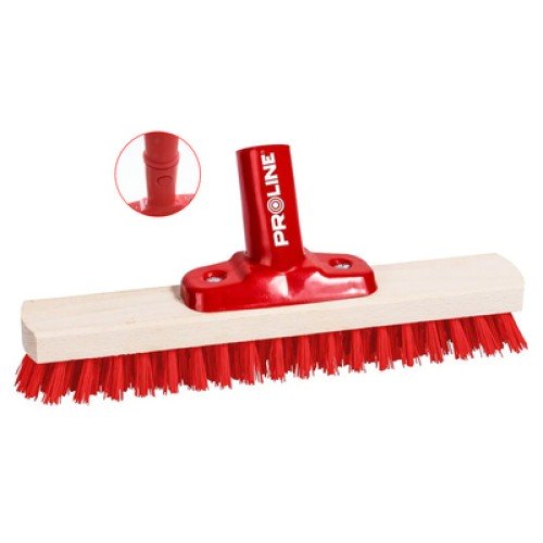 PROLINE PROLINE ξύλινη σκούπα 14306 με συνθετική τρίχα 3cm, click system, 30cm