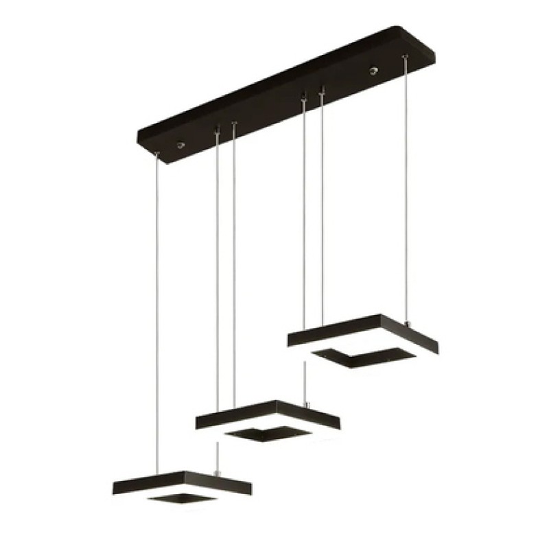 Powertech POWERTECH LED φωτιστικό οροφής HLL-0103, 35W, 4000K, 70x120cm, μαύρο