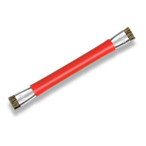 BEST BEST αντιστατική βούρτσα καθαρισμού BST-71 με διπλή κεφαλή, κόκκινη