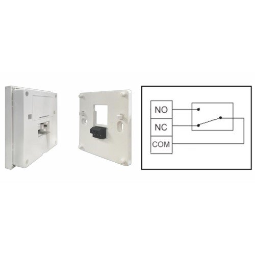 Powertech POWERTECH ψηφιακός θερμοστάτης χώρου PT-1046, αερίου, RF, λευκός