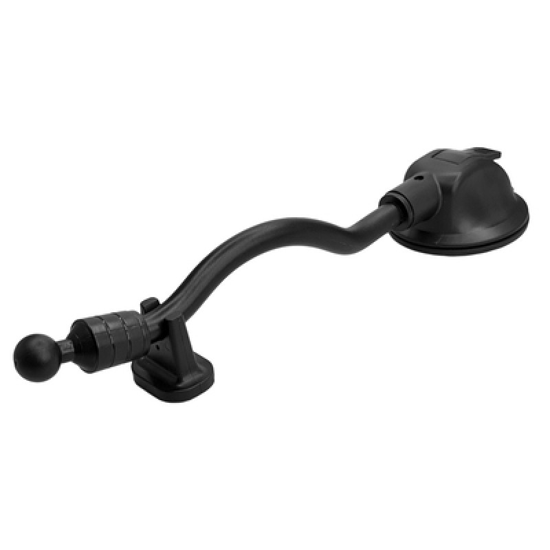 Powertech POWERTECH εύκαμπτος βραχίονας βάσης κινητού με βεντούζα CAR-0011, μαύρος