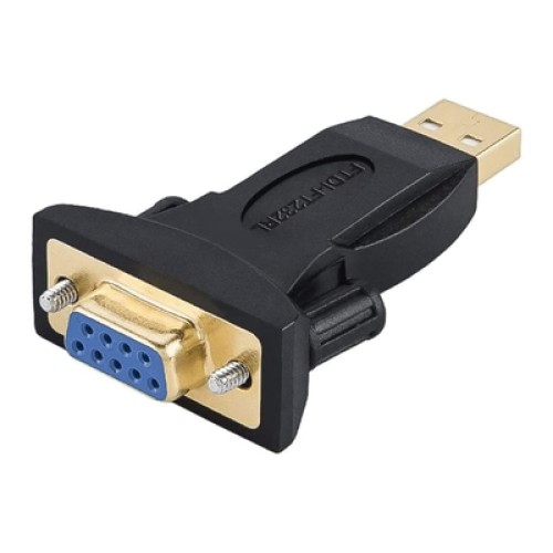 Powertech POWERTECH αντάπτορας USB 2.0 σε RS232 CAB-U152, PL2303TA, μαύρος