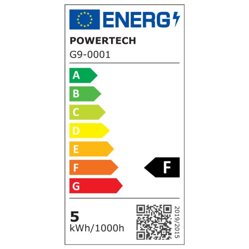 Powertech POWERTECH LED λάμπα G9-0001 5W, 4000K, G9, 450lm, RC