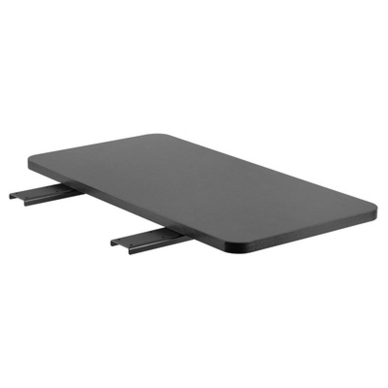 Brateck BRATECK ράφι γραφείου DET-4, ξύλινο, 600x409x30mm, 20kg, μαύρο