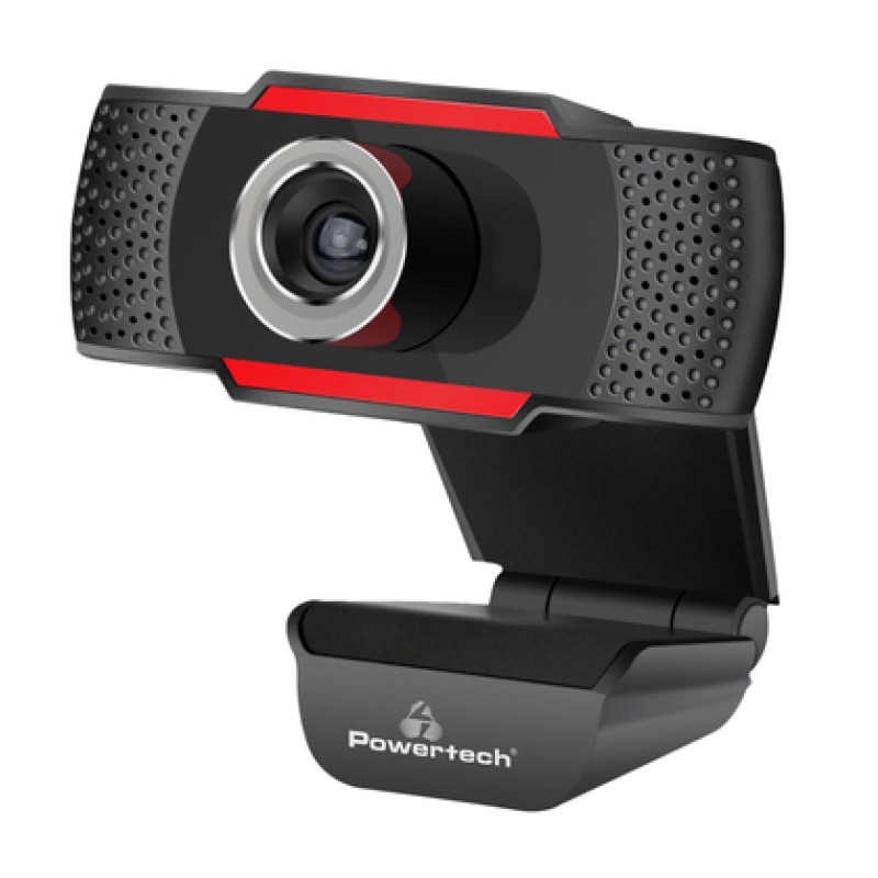 Powertech POWERTECH web camera PT-1078, 2.0MP Full HD, Plug & Play, 1.35m, μαύρη