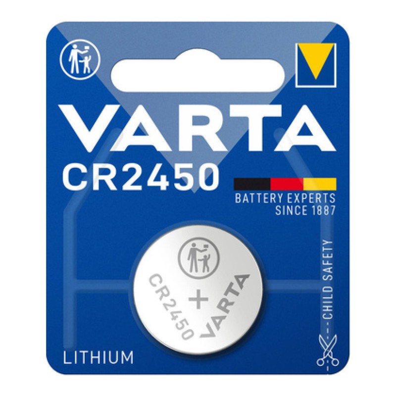 Varta VARTA μπαταρία λιθίου CR2450, 3V, 1τμχ