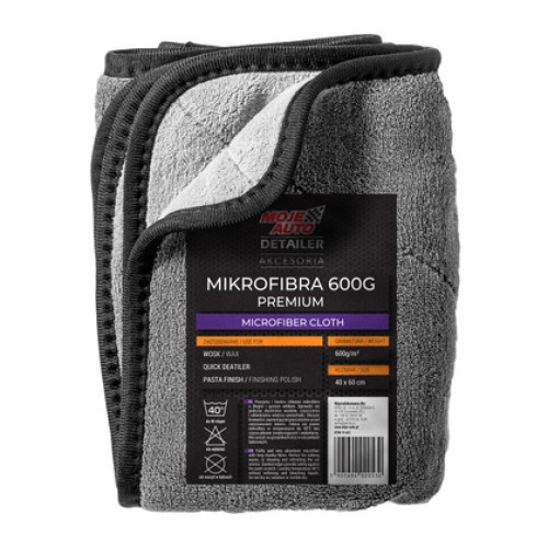 MOJE AUTO MOJE AUTO απορροφητική πετσέτα μικροϊνών 19-631, 40x60cm, γκρι