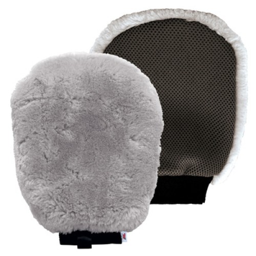 MOJE AUTO MOJE AUTO γάντι καθαρισμού αυτοκινήτου 19-639, μάλλινο, 18x26cm, γκρι