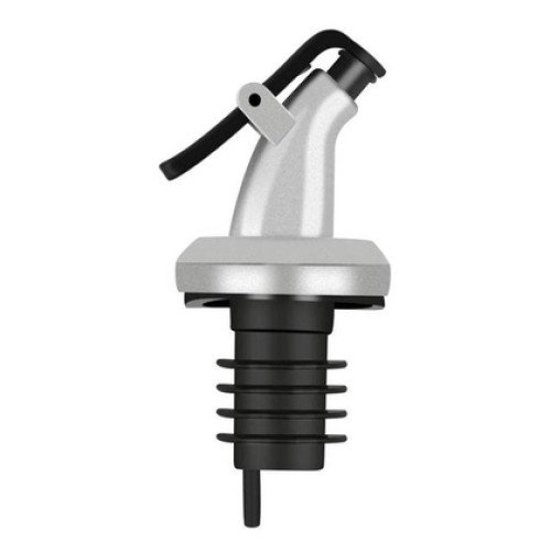 UNBRANDED Πώμα ροής για μπουκάλι HUH-0108 με κλείστρο, Φ18mm, ασημί