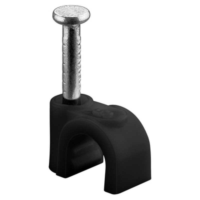 GOOBAY GOOBAY ρόκα στήριξης καλωδίων 64678, 5mm, μαύρο, 100τμχ