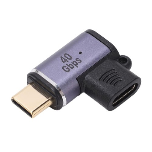 Powertech POWERTECH αντάπτορας USB-C PTH-107, μαγνητικός, 100W, 40Gbps, γκρι