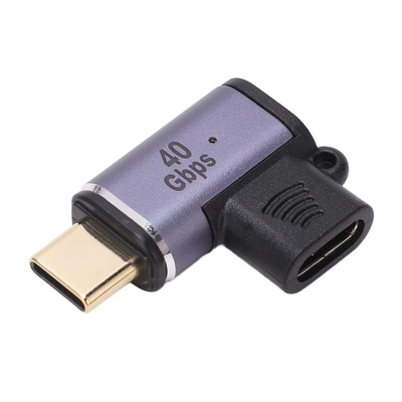 Powertech POWERTECH αντάπτορας USB-C PTH-107, μαγνητικός, 100W, 40Gbps, γκρι
