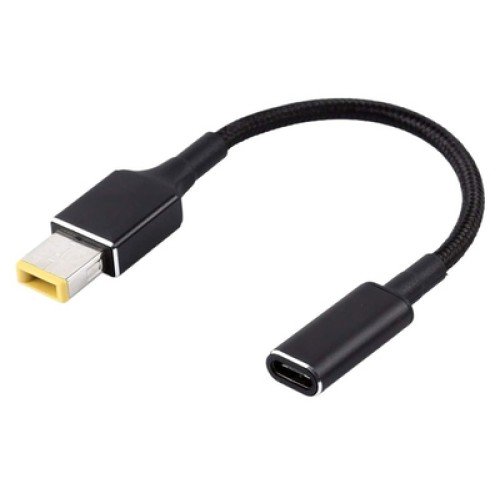 Powertech POWERTECH καλώδιο τροφοδοσίας CAB-UC077, USB-C σε slim tip Lenovo, μαύρο