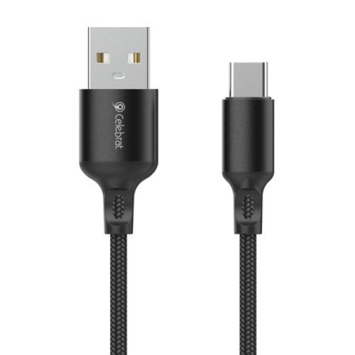 CELEBRAT CELEBRAT καλώδιο USB-C σε USB CB-32, 3A, 1m, μαύρο