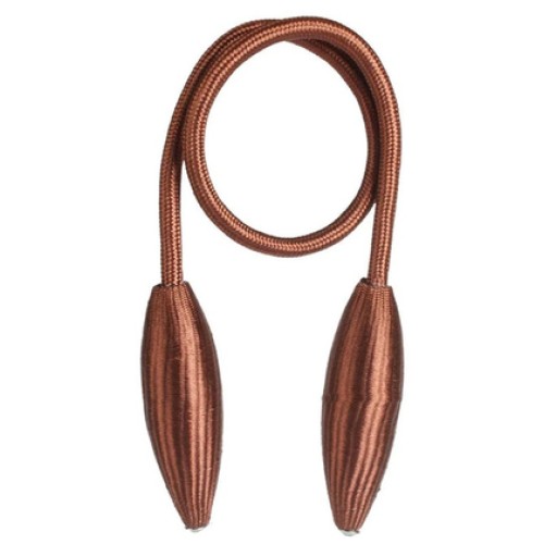 ROXXANI ROXXANI δέστρα κορδόνι HUH-0142 για κουρτίνες, 55cm, καφέ