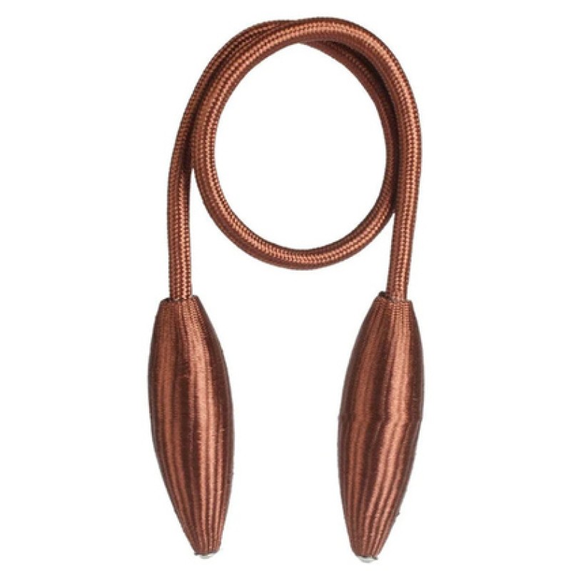 ROXXANI ROXXANI δέστρα κορδόνι HUH-0142 για κουρτίνες, 55cm, καφέ