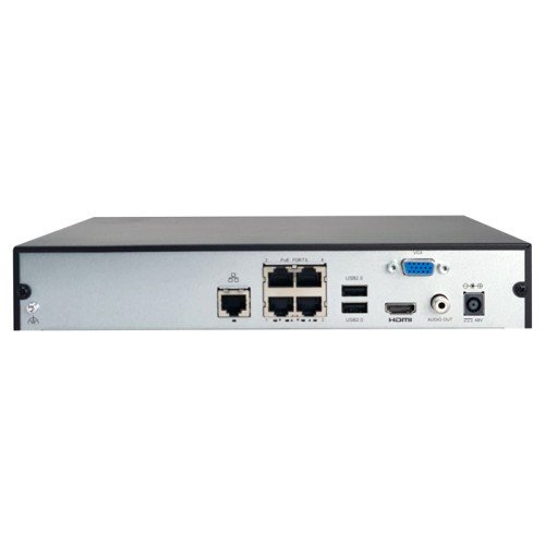 UNIARCH UNIARCH NVR καταγραφικό NVR-104E2-P4, H.265/H.264, 8MP, 4 κανάλια PoE