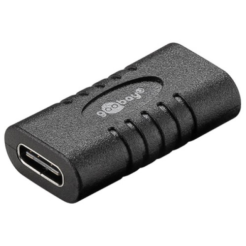 GOOBAY GOOBAY αντάπτορας USB-C 45401, θηλυκό σε θηλυκό, 5Gbit/s, 60W, μαύρος