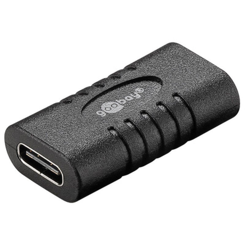 GOOBAY GOOBAY αντάπτορας USB-C 45401, θηλυκό σε θηλυκό, 5Gbit/s, 60W, μαύρος