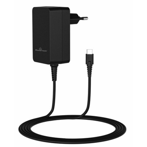 Powertech POWERTECH φορτιστής laptop PT-1155, USB-C PD, universal, 45W, μαύρος